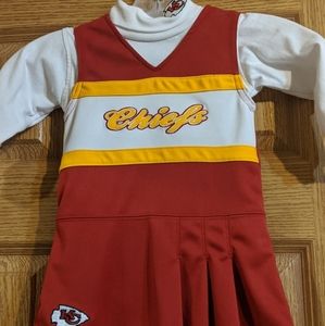 Kansas City Chiefs toddler Cheerleader outfit